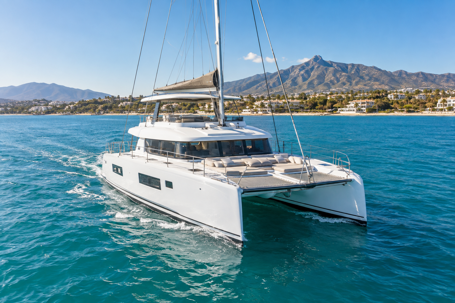 Catamarans charter in Marbella